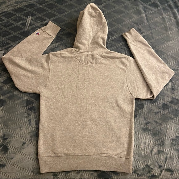 Champion plain gray hoodie sweatshirt sz S - Picture 10 of 12